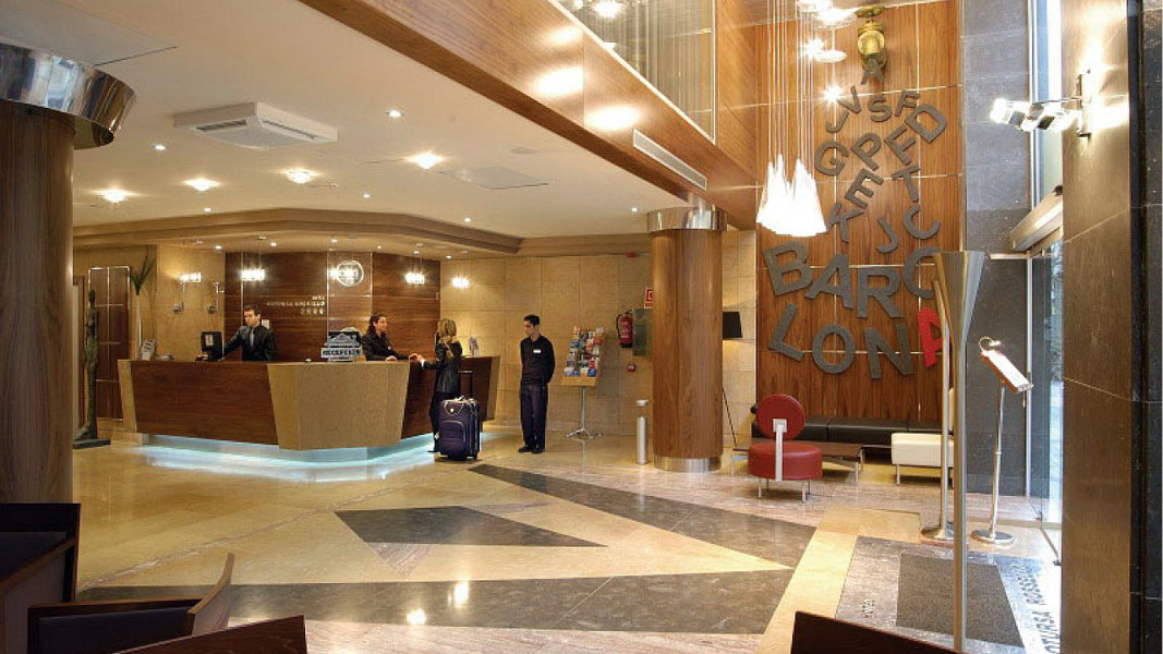 Lobby p Hotel Evenia Rossell, Barcelona